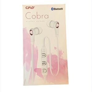 Cylo Cobra wireless Bluetooth earbuds White New